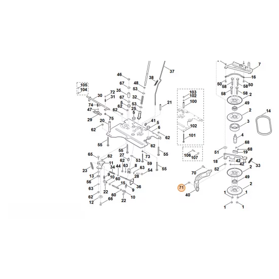 STIHL   Podkładka zabezpieczająca 9 9460 624 0900